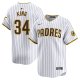 Men's San Diego Padres Michael King Nike White Home Limited Player Jersey