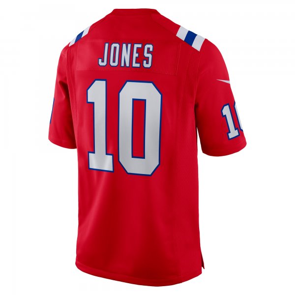 Men's New England Patriots Mac Jones Nike Red Game Jersey