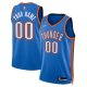 Unisex Oklahoma City Thunder Nike Blue Swingman Custom Jersey - Icon Edition