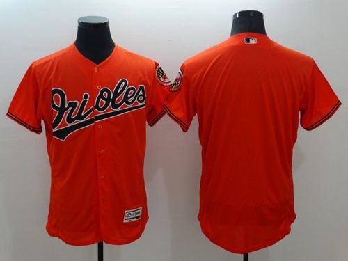 Baltimore Orioles Blank Orange Flexbase Collection Stitched MLB Jersey