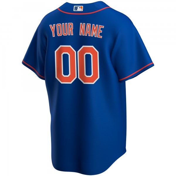 Men's New York Mets Nike Royal Alternate Replica Custom Jersey