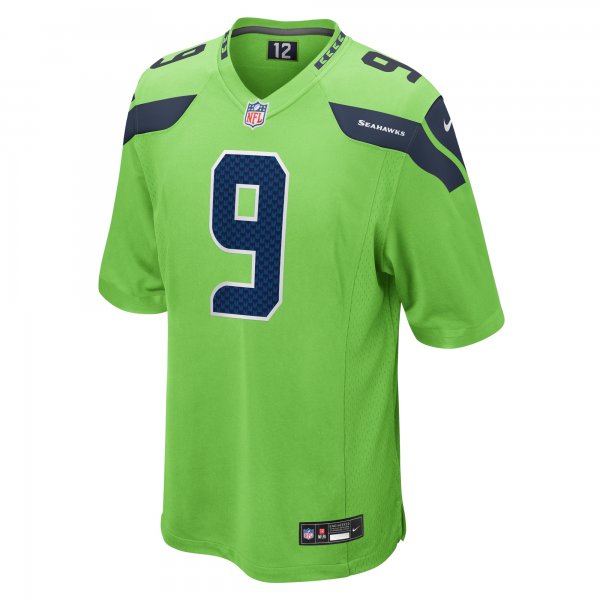 Men's Seattle Seahawks Kenneth Walker III Nike Neon Green  Game Jersey