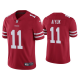 Men's #11 Brandon Aiyuk San Francisco 49ers Scarlet 2020 NFL Draft Vapor Limited Jersey