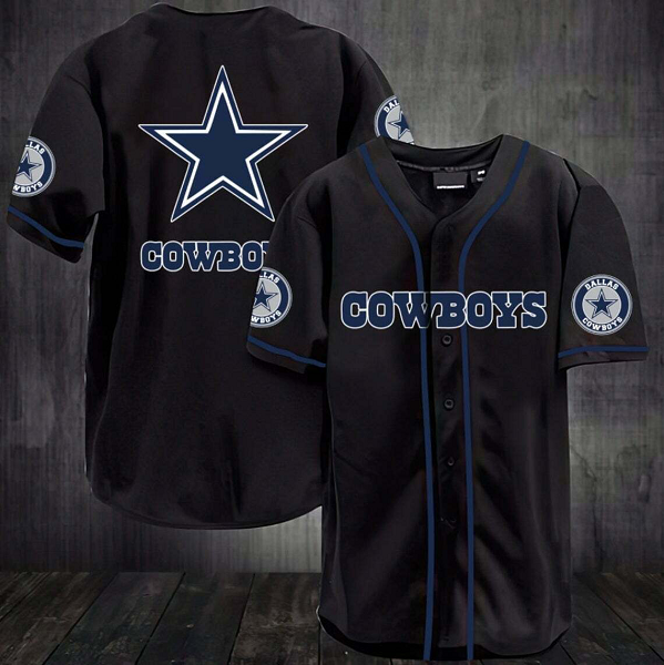 Dallas Cowboys NFL Stitched Fashion Baseball Legend Jersey