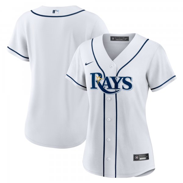 Women's Tampa Bay Rays Nike White Home Replica Team Jersey