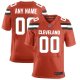 Men's Cleveland Browns Nike Orange Custom Alternate Elite Jersey