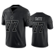 Dallas Cowboys Tyron Smith Black Reflective Limited Jersey #77