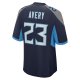 Men's Tennessee Titans Tre Avery Nike  Navy Team Game Jersey