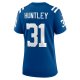 Women's Indianapolis Colts Jason Huntley Nike  Royal Team Game Jersey