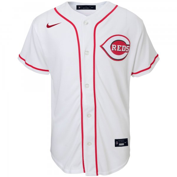 Youth Cincinnati Reds Nike White Home Replica Team Jersey