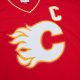 Men's Calgary Flames Lanny McDonald Mitchell & Ness Red Captain Patch 1988/89 Blue Line Player Jersey