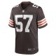 Men's Cleveland Browns Isaiah McGuire Nike  Brown Team Game Jersey