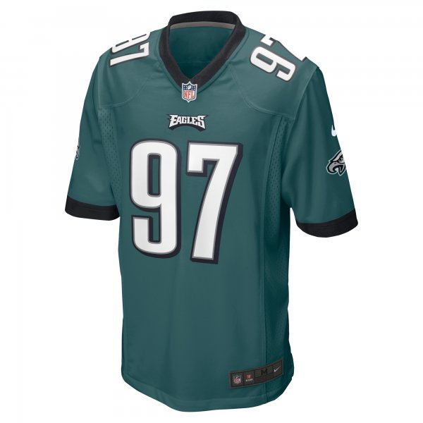 Men's Philadelphia Eagles Kentavius Street Nike Midnight Green Game Player Jersey