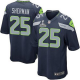 Seattle Seahawks Super Bowl XLVIII #25 Men's Richard Sherman Game Home Steel Blue Jersey