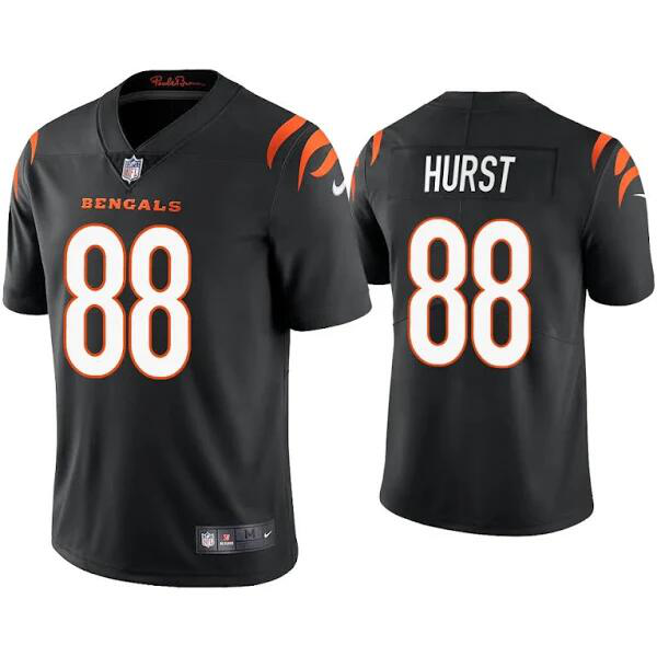 Men's Cincinnati Bengals #88 Hayden Hurst Vapor Limited Black NFL Jersey