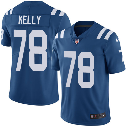 Nike Indianapolis Colts #78 Ryan Kelly Royal Blue Team Color Men's Stitched NFL Vapor Untouchable Limited Jersey