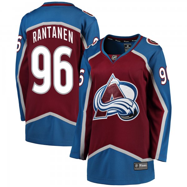 Women's Colorado Avalanche Mikko Rantanen Fanatics Burgundy Breakaway Player Jersey