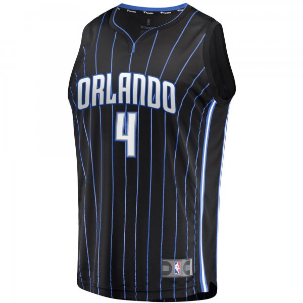 Men's Orlando Magic Jalen Suggs Fanatics Black Fast Break Replica Jersey - Icon Edition