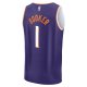 Youth Phoenix Suns Devin Booker Fanatics Purple Fast Break Replica Player Jersey - Icon Edition