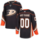 Men's Adidas Anaheim Ducks Black Home NHL Customized Jersey