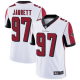 Men's Nike Atlanta Falcons #97 Grady Jarrett Limited Road White Football Vapor Untouchable NFL Jersey