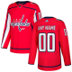 Men's Adidas Capitals Personalized Red Home NHL Jersey