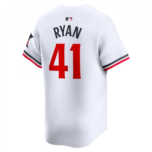 Men's Minnesota Twins Joe Ryan Nike White Home Limited Player Jersey