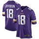 Men's Minnesota Vikings Justin Jefferson Nike Purple Game Jersey