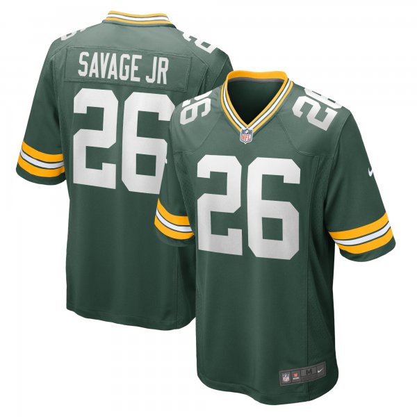 Men's Green Bay Packers Darnell Savage Jr. Nike Green Game Team Jersey