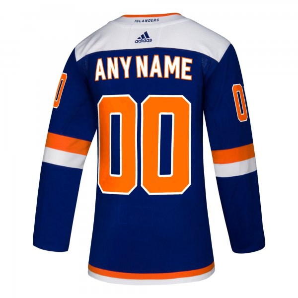 Men's New York Islanders adidas Blue Alternate Custom Jersey