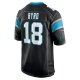 Men's Carolina Panthers Damiere Byrd Nike Black Game Player Jersey