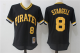 Mitchell and Ness Pittsburgh Pirates #8 Willie Stargell Black MLB Jersey