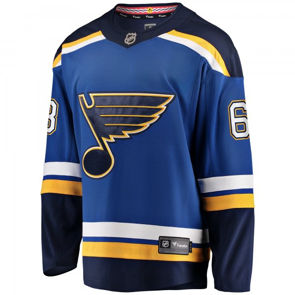 Men's St. Louis Blues Jake Neighbours Fanatics Blue Home Premier Breakaway Player Jersey