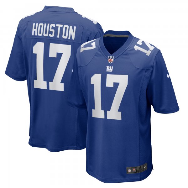 Men's New York Giants Dennis Houston Nike  Royal Team Game Jersey