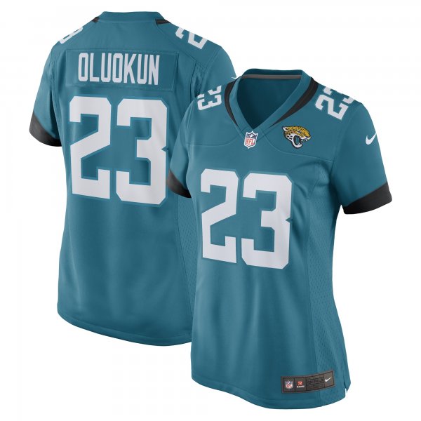 Women's Jacksonville Jaguars Foyesade Oluokun Nike Teal Game Player Jersey