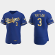 Chris Taylor Los Angeles Dodgers 2021 Gold Program World Series Champions MLB Flexbase Jersey - Royal