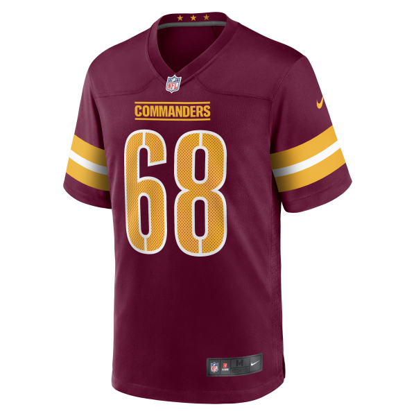 Men's Washington Commanders Curtis Brooks Nike Burgundy  Game Jersey