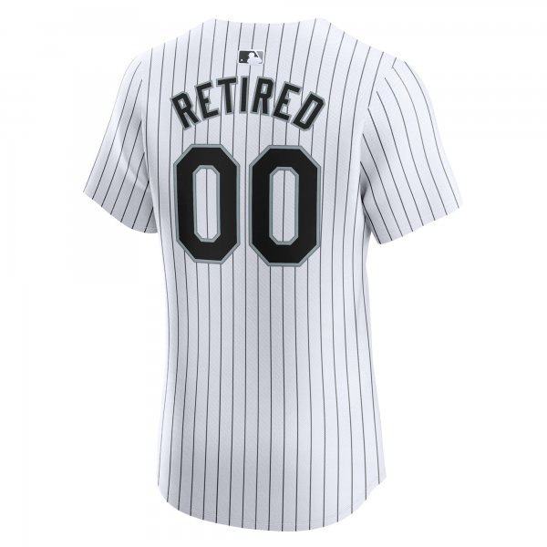 Men's Chicago White Sox Nike White Home Elite Pick-A-Player Retired Roster Jersey