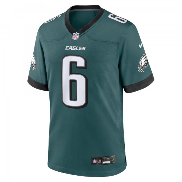 Men's Philadelphia Eagles DeVonta Smith Nike Midnight Green Team Game Jersey