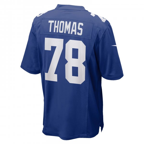 Men's New York Giants Andrew Thomas Nike Royal Player Game Jersey