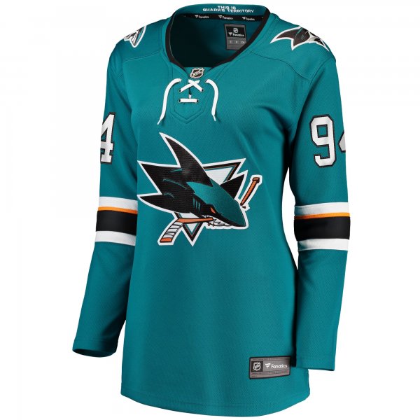 Women's San Jose Sharks Alexander Barabanov Fanatics Teal Home Breakaway Player Jersey