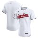 Men's Cleveland Guardians Nike White Home Elite Jersey