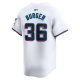 Men's Miami Marlins Jake Burger Nike White Home Limited Player Jersey