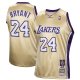 Men's Los Angeles Lakers Kobe Bryant Mitchell & Ness Gold Hall of Fame Class of 2020 #24 Hardwood Classics Jersey