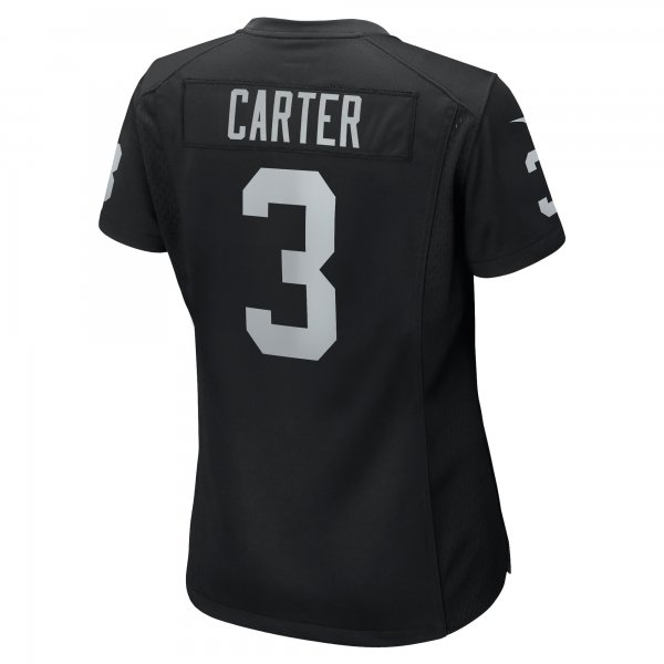 Women's Las Vegas Raiders DeAndre Carter Nike Black Game Player Jersey