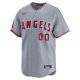 Men's Los Angeles Angels  Nike Gray Away Limited Custom Jersey