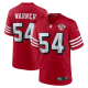 Men's San Francisco 49ers #54 Fred Warner Nike Scarlet 75th Anniversary Alternate Player Limited Jersey