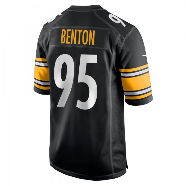 Men's Pittsburgh Steelers Keeanu Benton Nike  Black Team Game Jersey