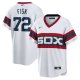 Men's Chicago White Sox Carlton Fisk Nike White Home Cooperstown Collection Team Player Jersey