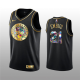 Men's Philadelphia 76ers #21 Joel Embiid 2021/22 Black Golden Edition 75th Anniversary Diamond Logo Stitched NBA Jersey